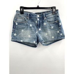 MISS ME JEAN SHORTS STARS JUNIORS SIZE 26 DISTRESSED